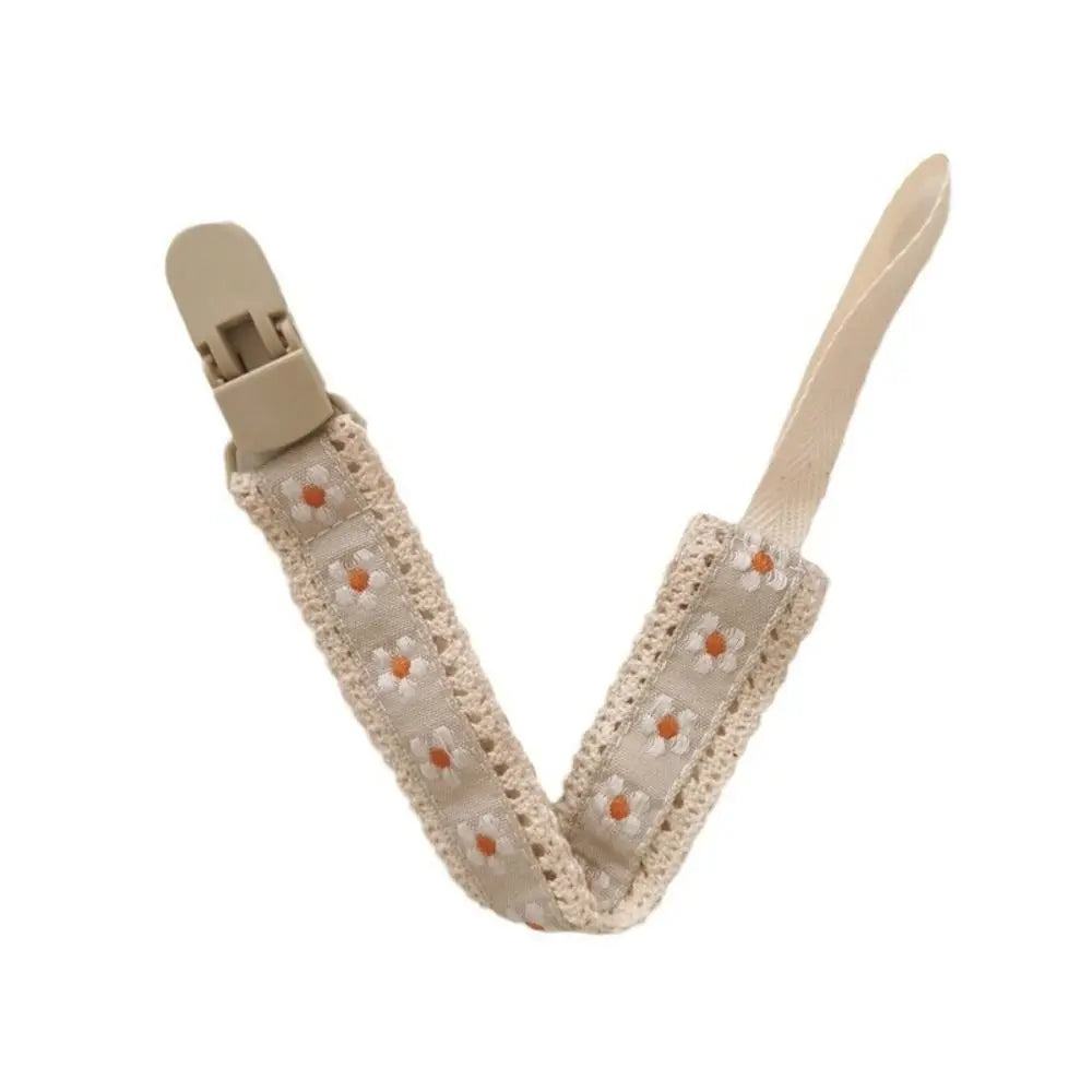 Porte-sucette réglable pour bébé, style ethnique, tétine grill — Monptitlou