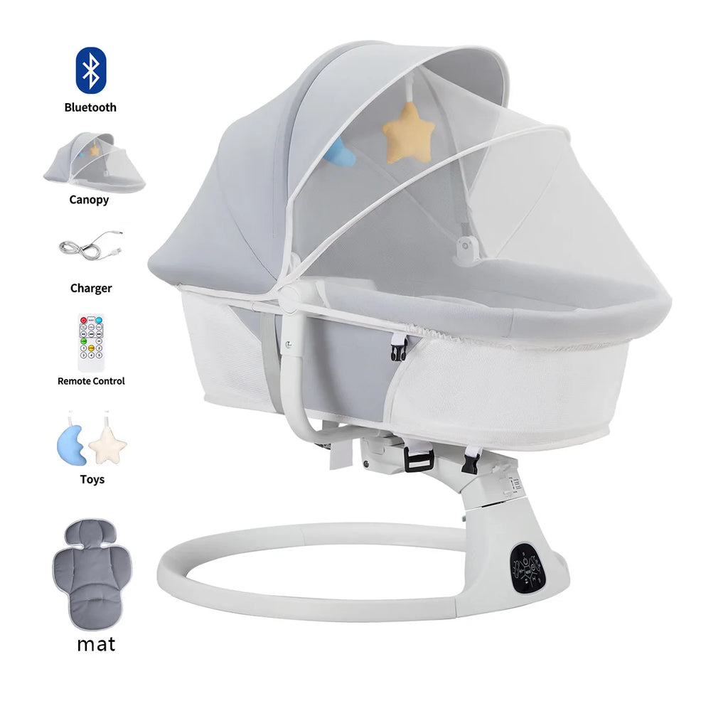 Balançoires électriques 2 en 1 pour bébé — Monptitlou