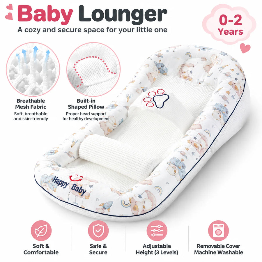 Matelas incliné pour bébé, housse déhoussable — Monptitlou