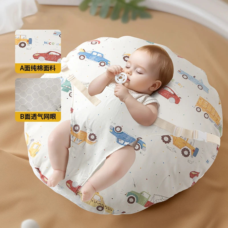 Coussin d'allaitement en U, coton imprimé — Monptitlou
