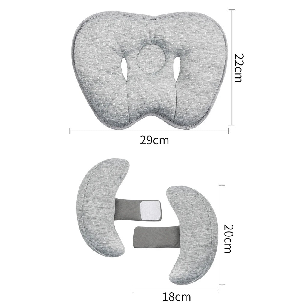 Oreiller bébé poussette bébé tête et cou soutien oreiller en forme de U appui-tête Fixation du corps Anti rouleau coussin d'école, photo 16
