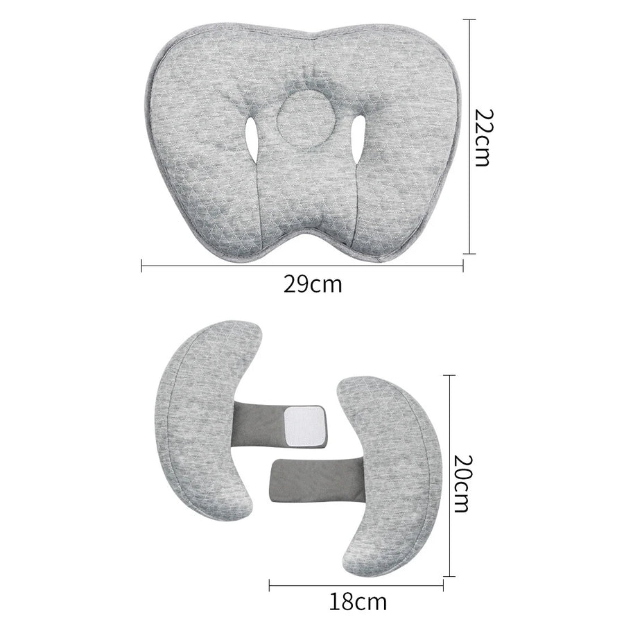Oreiller bébé poussette bébé tête et cou soutien oreiller en forme de U appui-tête Fixation du corps Anti rouleau coussin d'école, photo 16