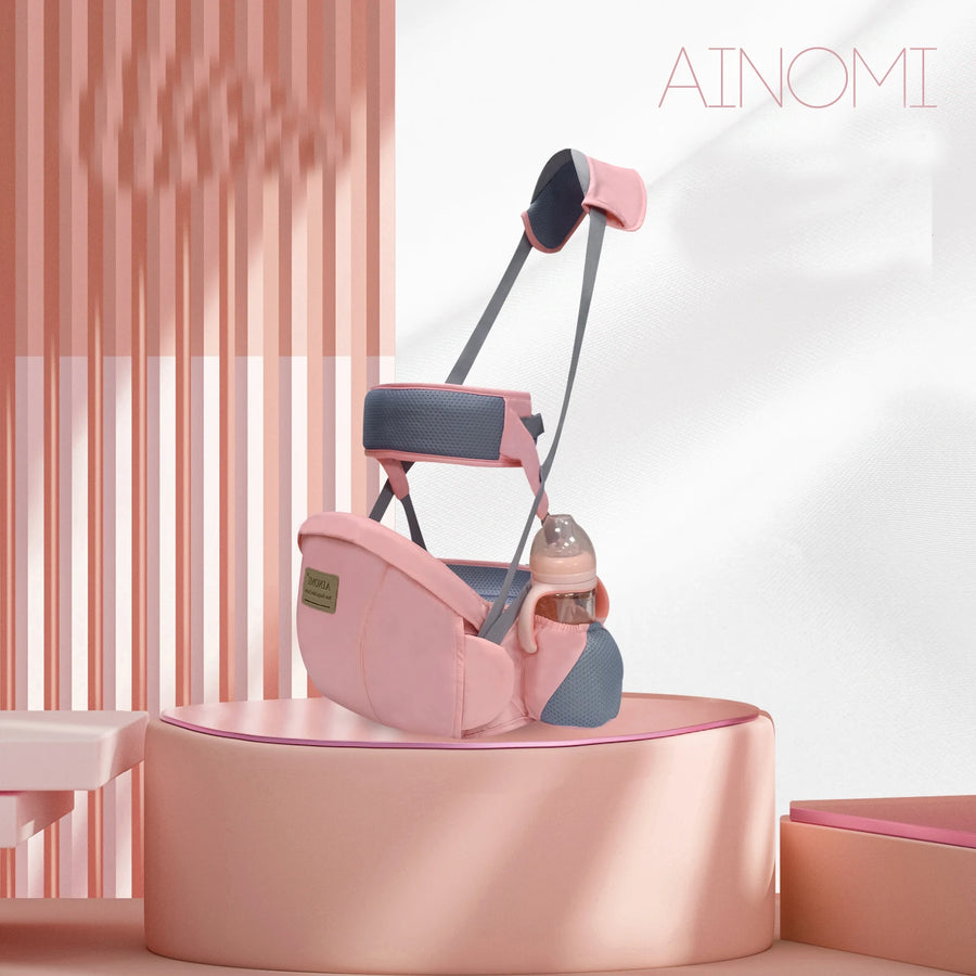 Porte-bébé Ergonomique 4-en-1 pour Nouveau-né et Bébé, Siège de Hanche — Monptitlou