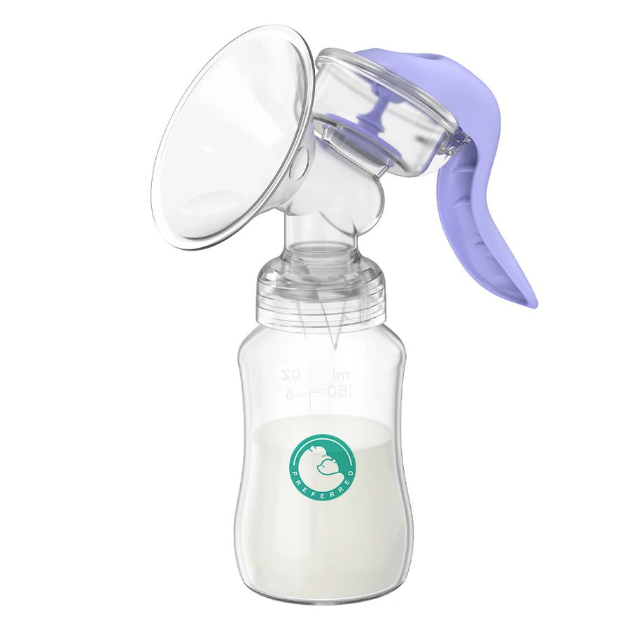 Tire-lait manuel en silicone de qualité alimentaire sans BPA — Monptitlou