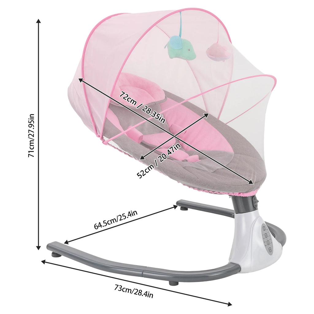 Chaise à bascule électrique télécommandée pour bébé — Monptitlou