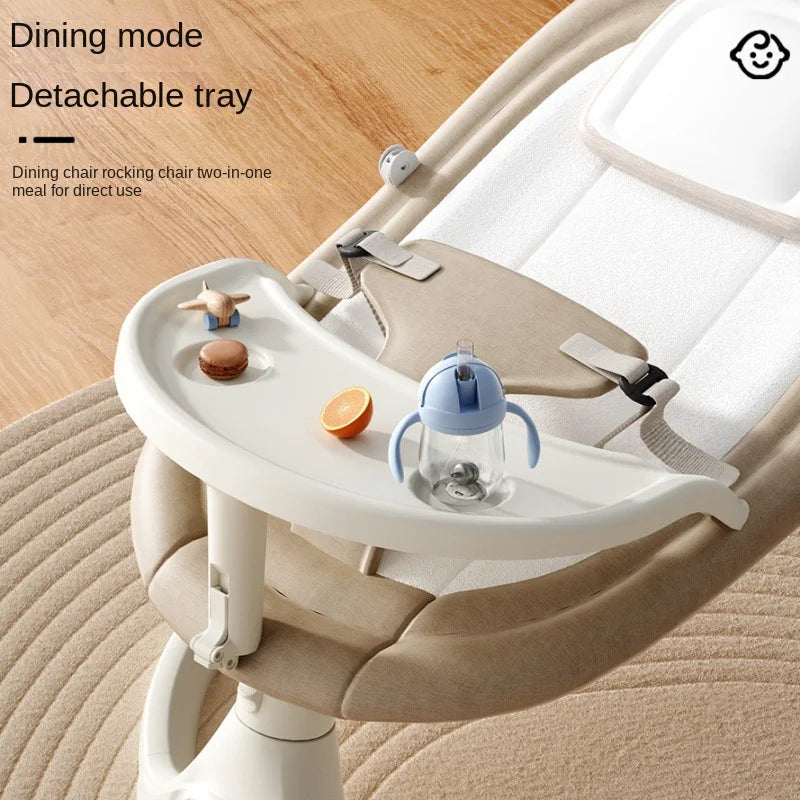 Chaise berçante électrique pour bébé avec réglage multifonctionnel du — Monptitlou