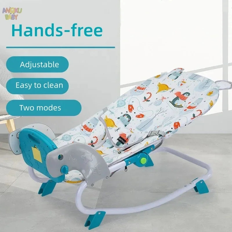 Chaise berçante pour bébé réglable sur 3 hauteurs — Monptitlou Image