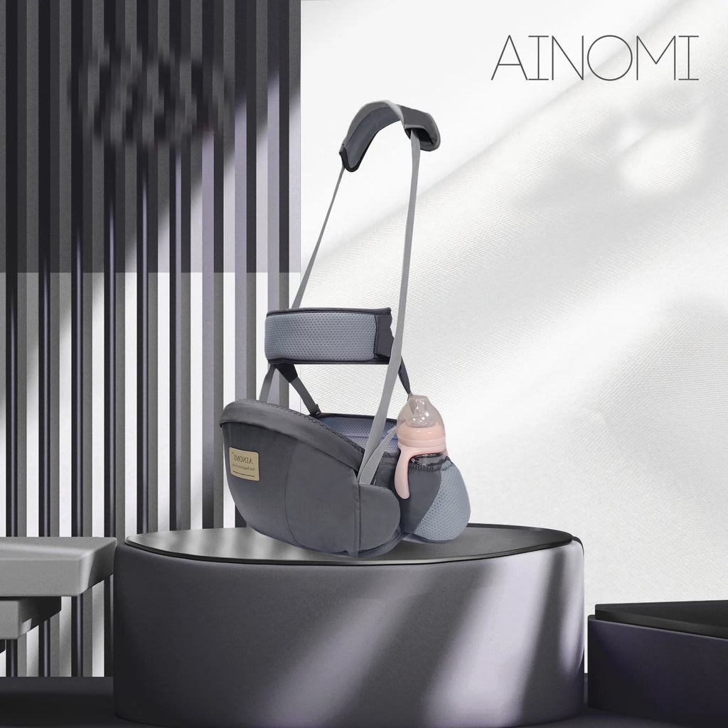 Porte-bébé Ergonomique 4-en-1 pour Nouveau-né et Bébé, Siège de Hanche — Monptitlou