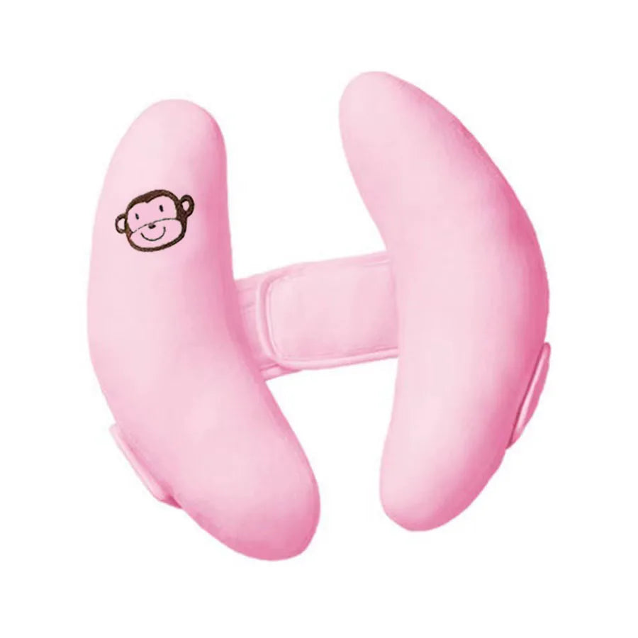 Oreiller bébé poussette bébé tête et cou soutien oreiller en forme de U appui-tête Fixation du corps Anti rouleau coussin d'école, coloris vert