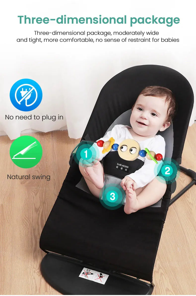 Transat bébé stable et pliable — Monptitlou