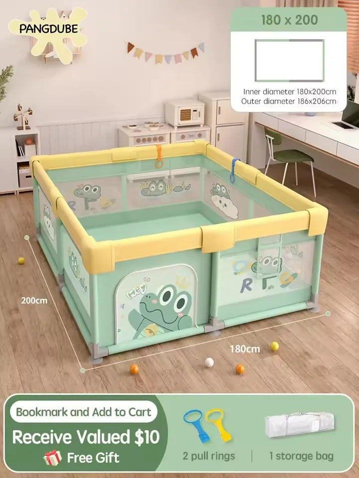 Parc pliable pour bébé motif panda, 4 tailles — Monptitlou