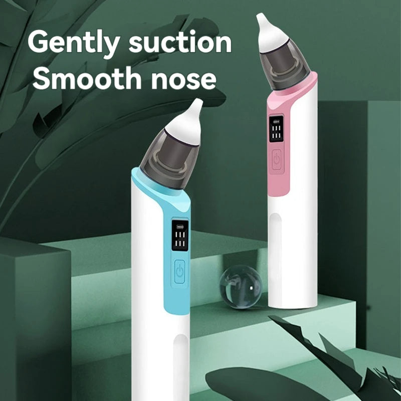 Mouche-bébé électrique à écran, 3 embouts souples — Monptitlou