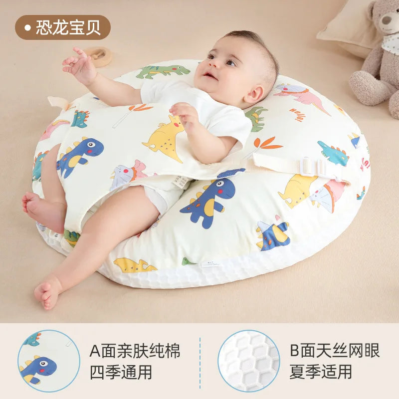 Coussin d'allaitement en U, housse imprimée — Monptitlou