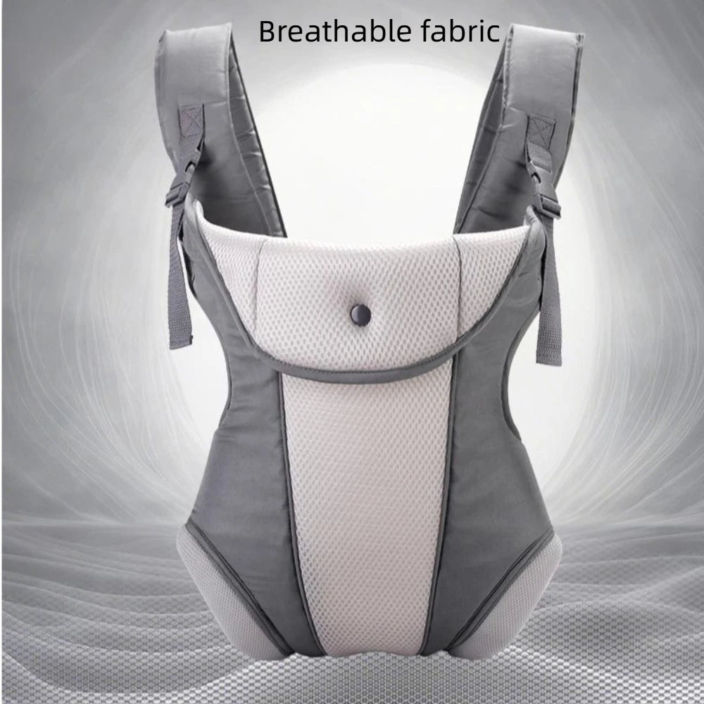 Porte-bébé Ergonomique Kangourou pour Nouveau-né, Facilement Réglable — Monptitlou