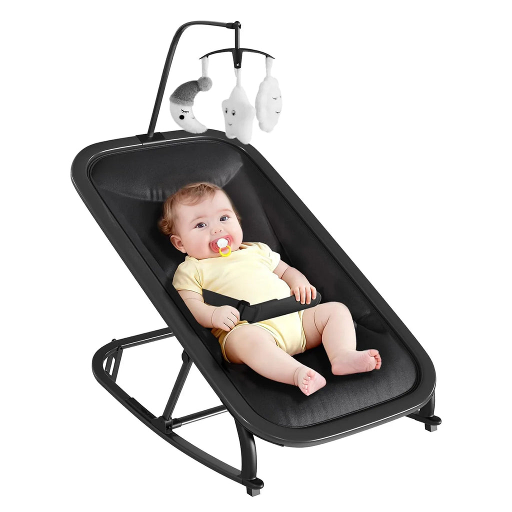 Transat bébé 2-en-1 avec fonction balancelle — Monptitlou