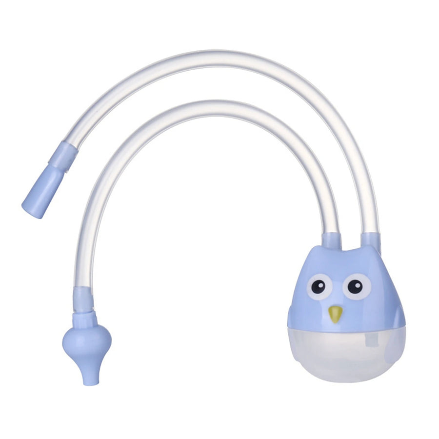 Mouche-bébé manuel en forme de hibou, tube souple — Monptitlou