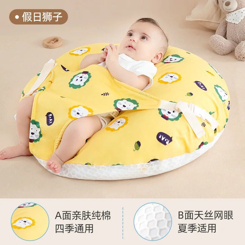 Coussin d'allaitement en U, housse imprimée — Monptitlou