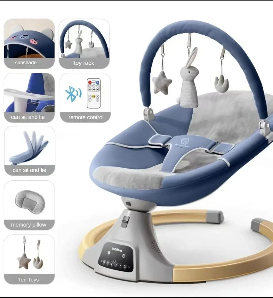 Chaise à bascule pour bébé, chaise apaisante — Monptitlou