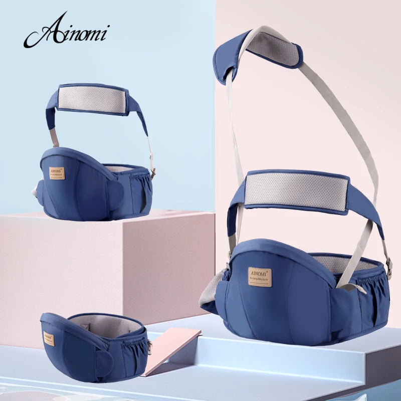 Porte-bébé Ergonomique 4-en-1 pour Nouveau-né et Bébé, Siège de Hanche — Monptitlou