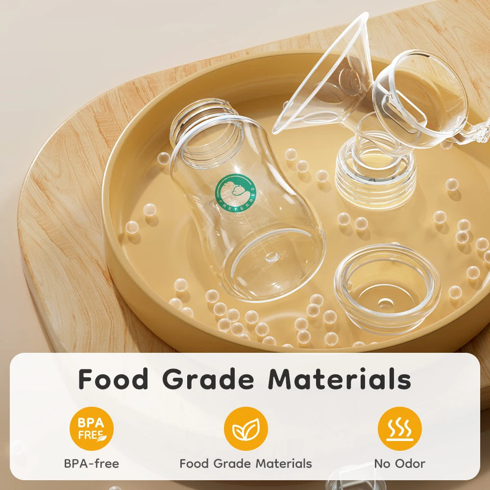 Tire-lait manuel en silicone de qualité alimentaire sans BPA — Monptitlou