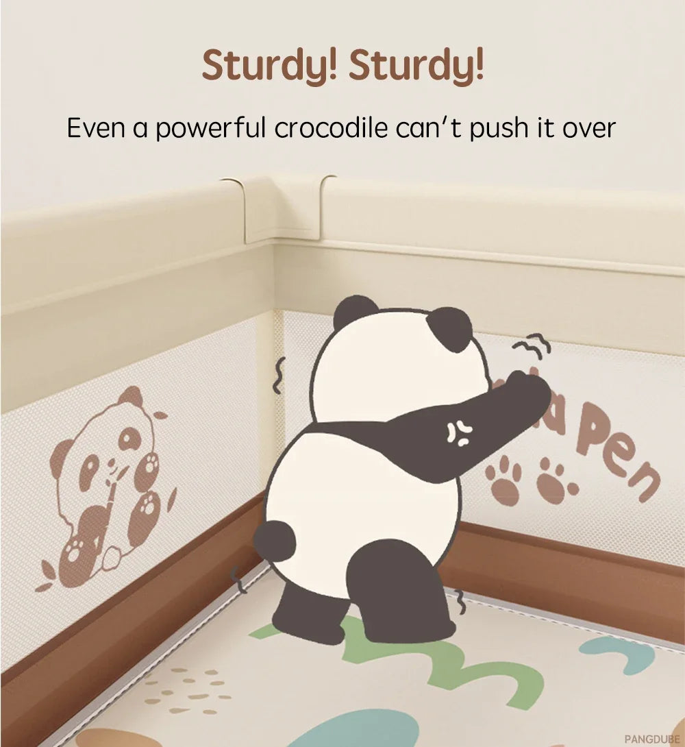 Parc pliable pour bébé motif panda, 4 tailles — Monptitlou