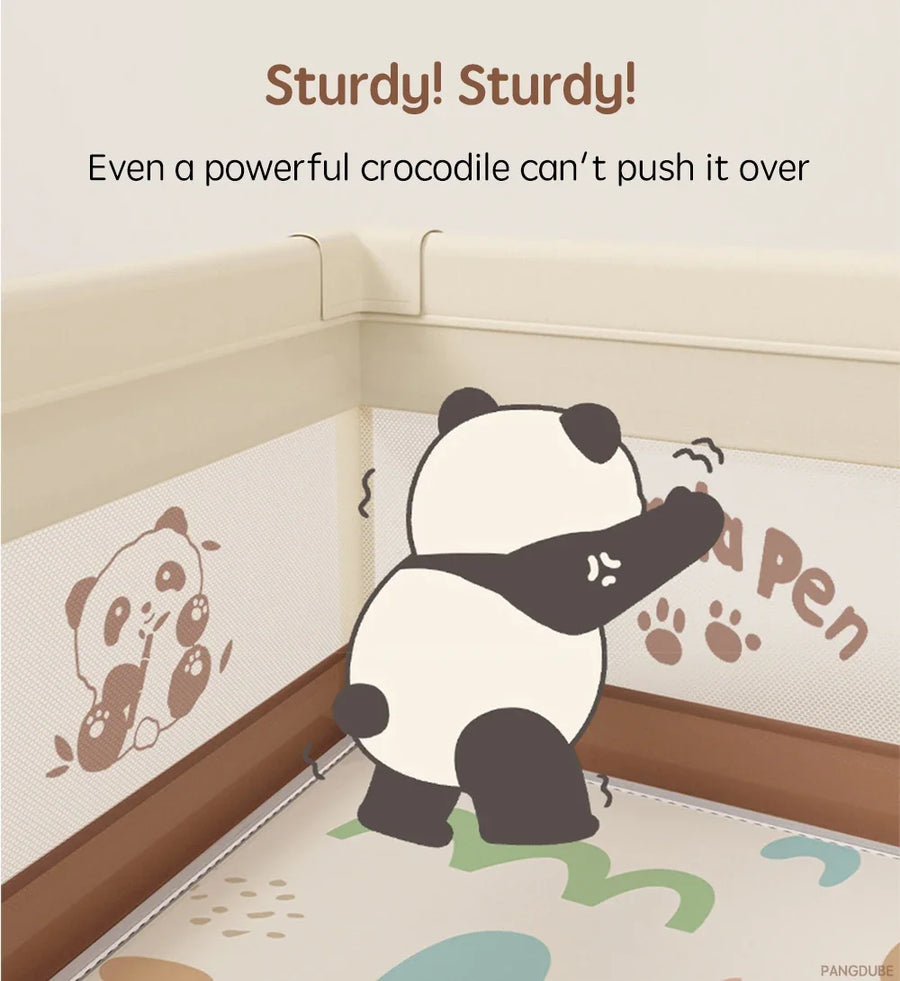 Parc pliable pour bébé motif panda, 4 tailles — Monptitlou