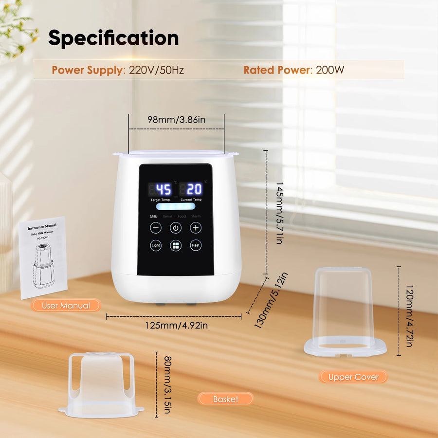 Chauffe-biberon électrique rapide 6 en 1 — Monptitlou