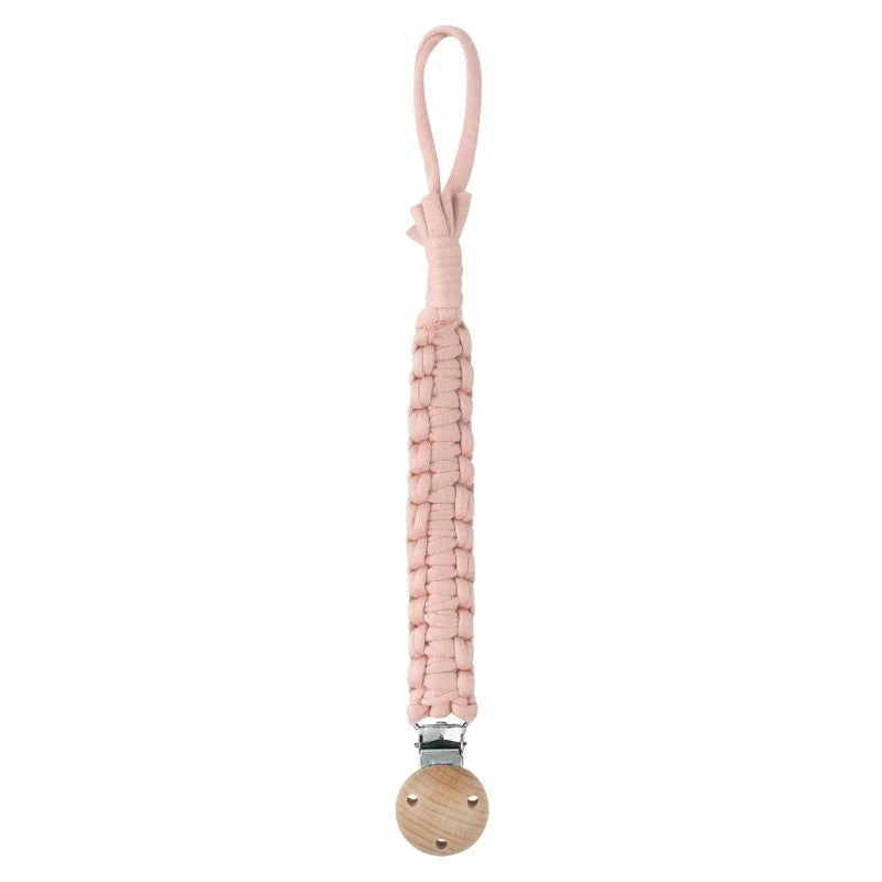 Attache-tétine en coton pour bébé, chaîne de sucette pour nouveau-né — Monptitlou