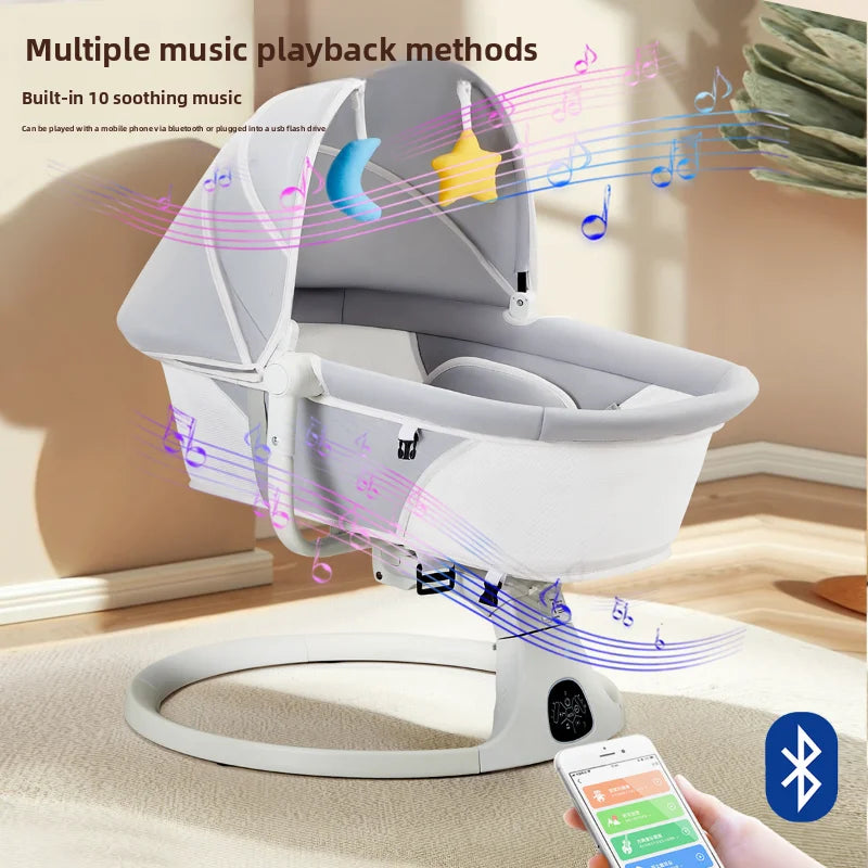 Balançoires électriques 2 en 1 pour bébé — Monptitlou