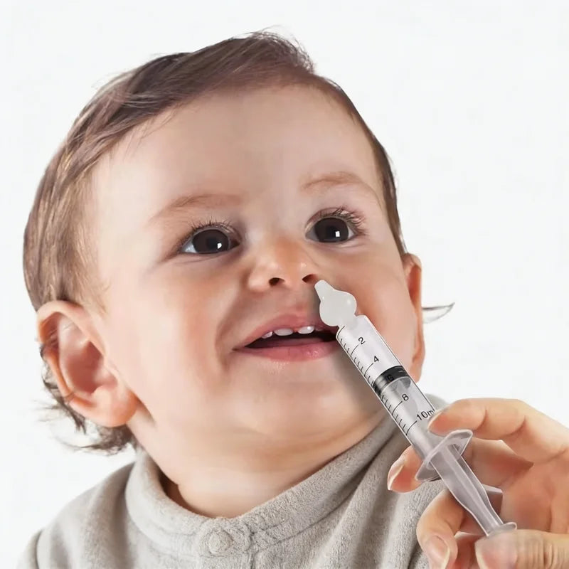 Mouche-bébé manuel à seringue, embout souple