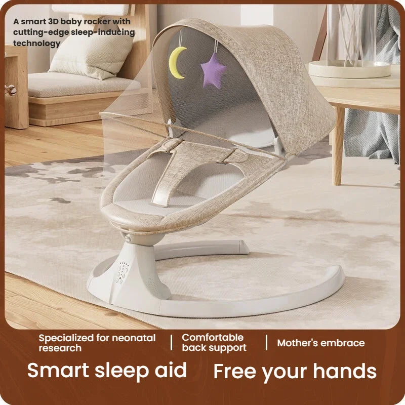 Chaise berçante pour bébé, balançoire électrique pour enfants — Monptitlou Image