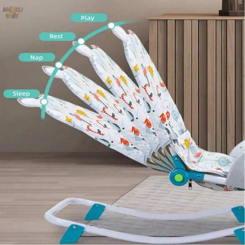 Chaise berçante pour bébé réglable sur 3 hauteurs — Monptitlou
