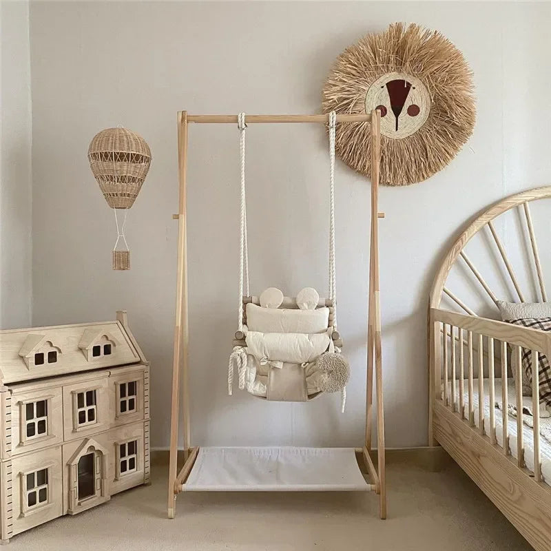 Ins coréen infantile ménage intérieur chaise suspendue coaxial bébé — Monptitlou