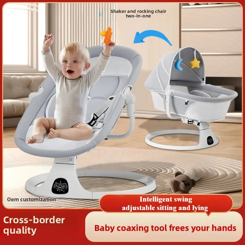 Balançoires électriques 2 en 1 pour bébé — Monptitlou