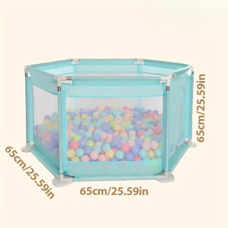 Parc hexagonal pour bébé, pliable et portable — Monptitlou