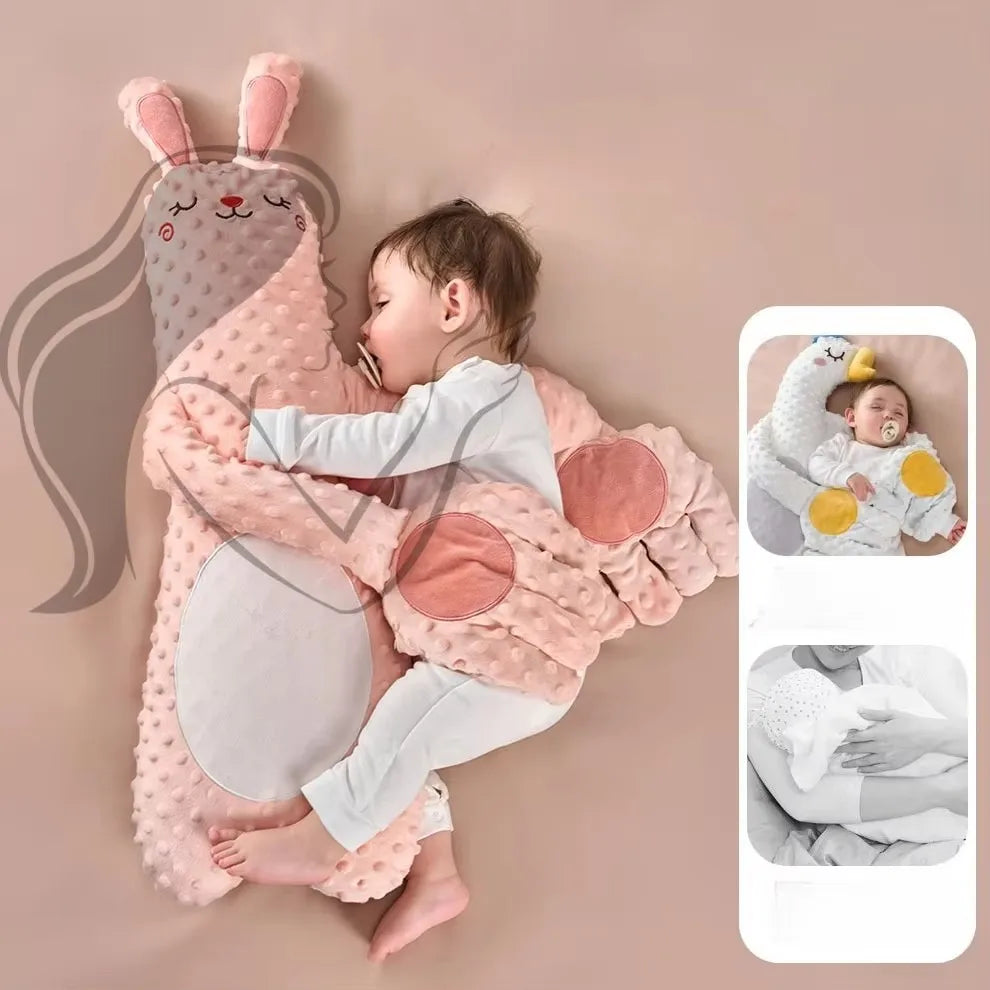 Peluche de sommeil pour bébé, oie et girafe — Monptitlou