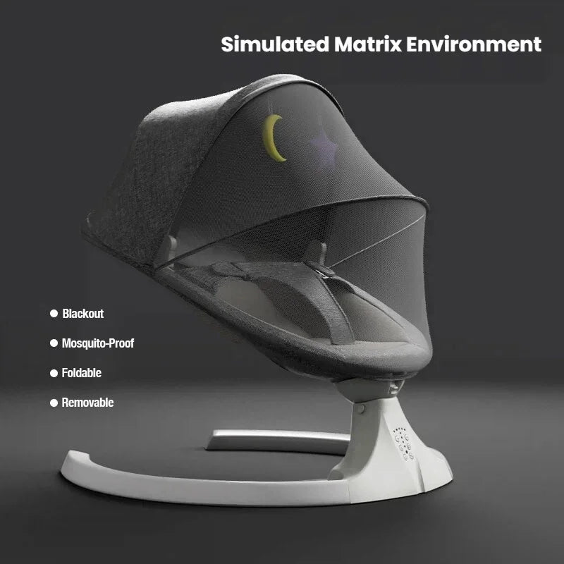 Chaise berçante pour bébé, balançoire électrique pour enfants — Monptitlou