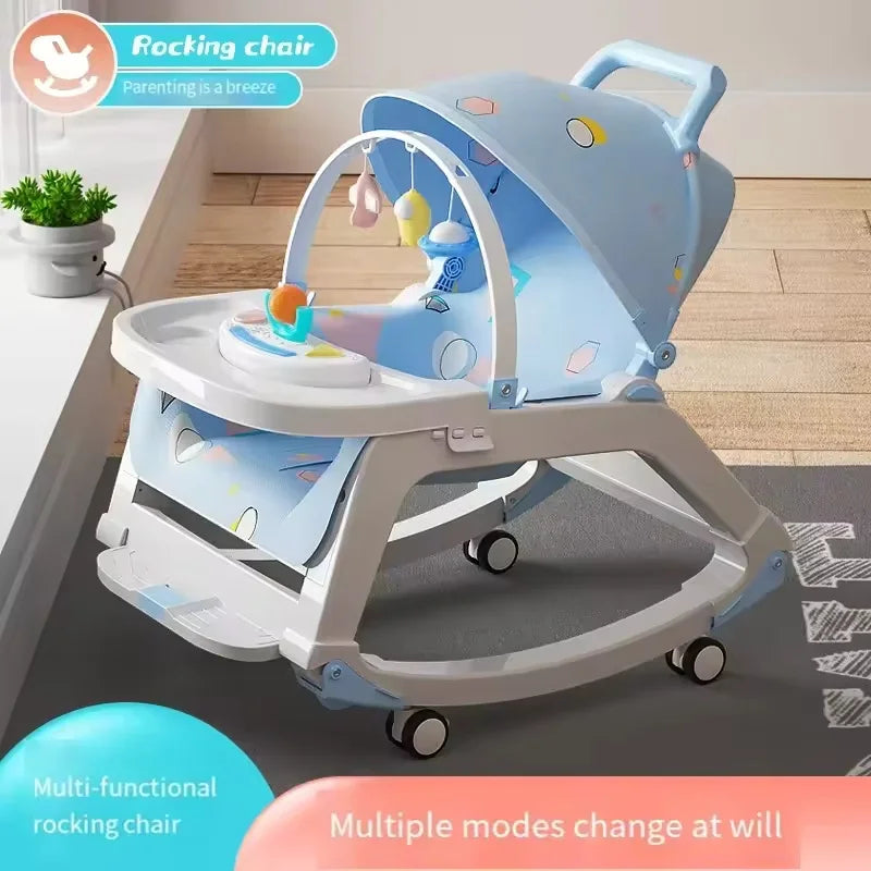 Chaise à bascule pour bébé, chaise à bascule multifonctionnelle pour — Monptitlou