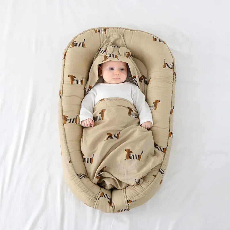 Berceau de voyage portable pour bébé, pliable — Monptitlou