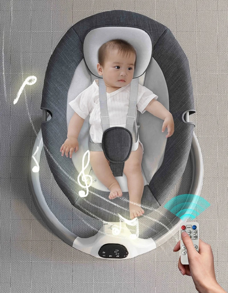 Berceau électrique pour bébé, chaise berçante, lit berçant — Monptitlou