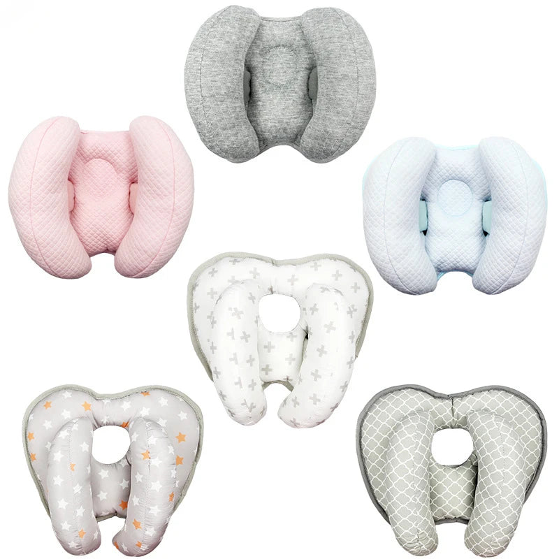 Oreiller bébé poussette bébé tête et cou soutien oreiller en forme de U appui-tête Fixation du corps Anti rouleau coussin d'école, photo 14