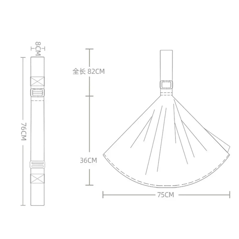 Écharpe réglable pour bébé, porte-bébé souple — Monptitlou