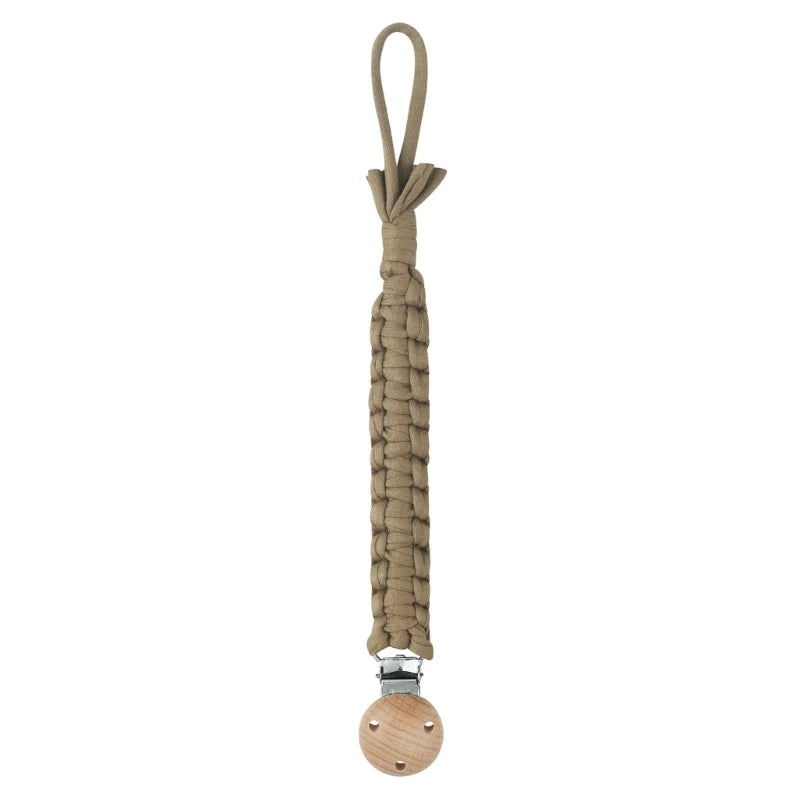 Attache-tétine en coton pour bébé, chaîne de sucette pour nouveau-né — Monptitlou