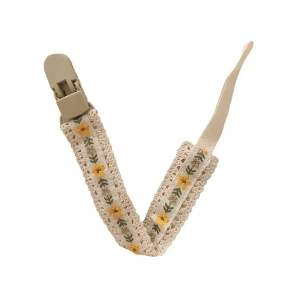 Porte-sucette réglable pour bébé, style ethnique, tétine grill — Monptitlou Image