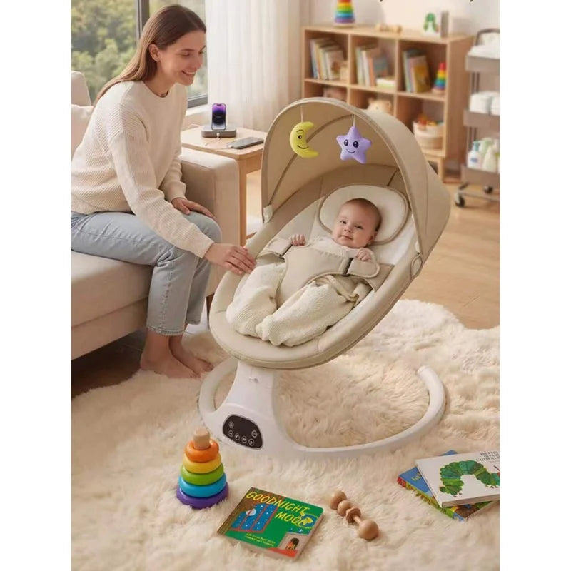 Berceau pour bébé, chaise berçante pour bébé — Monptitlou