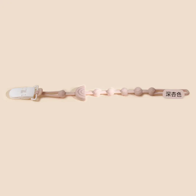 Attache-sucette pour bébé, 1 pièce, sans BPA, en silicone — Monptitlou
