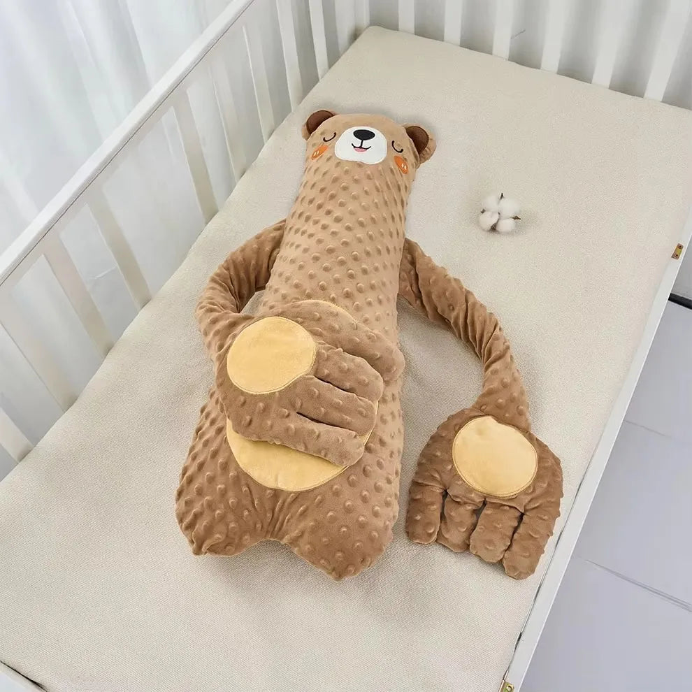 Peluche de sommeil pour bébé, oie et girafe — Monptitlou