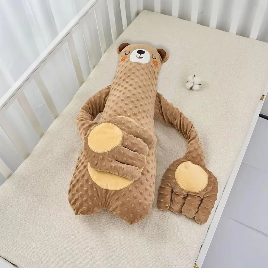 Peluche de sommeil pour bébé, oie et girafe — Monptitlou