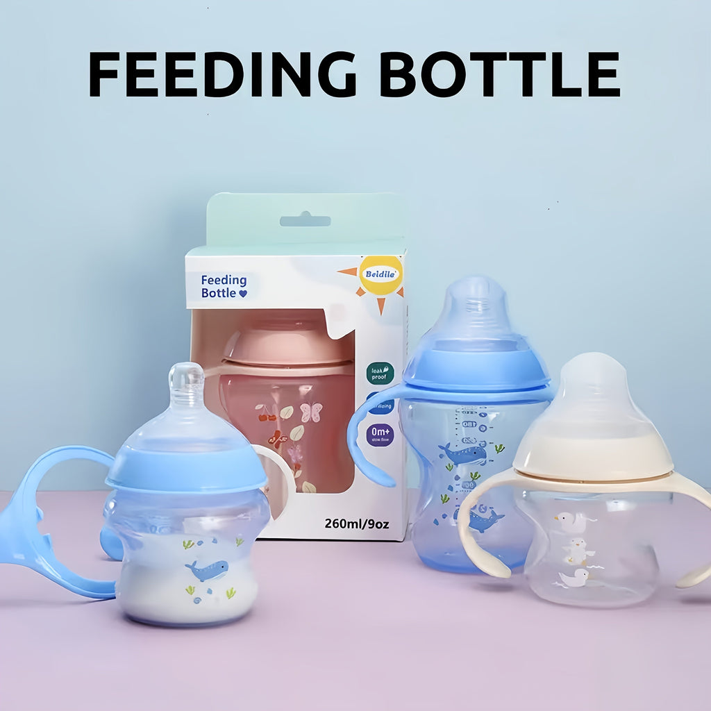 Biberons neufs pour bébés, sensation d'allaitement doux pour — Monptitlou