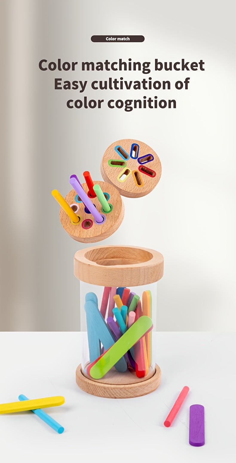 Jeu éducatif en bois pour enfants — Monptitlou Image